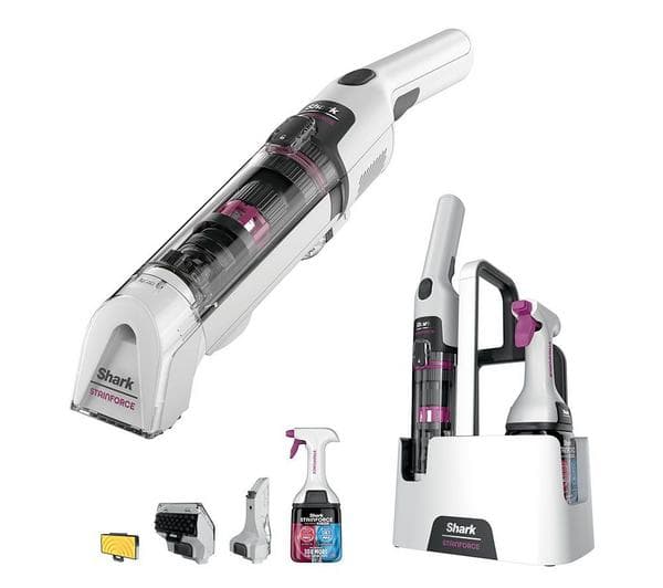 Shark StainForce Cordless Stain-Destroying Spot Cleaner – Grey/Orange | HX100UKT