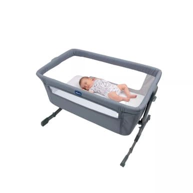Chicco Next2Me Essential Bedside Crib in Stone | 08087042670930