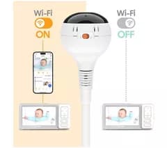 CHILLAX Giraffe Clip Connect DM685 Portable 5" Monitor - White