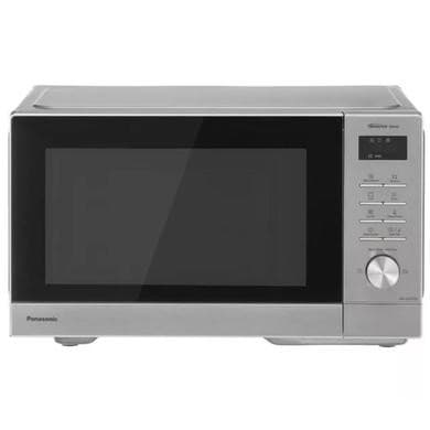 Panasonic NN-SD37QSBPQ 29L Solo Microwave Oven Stainless Steel – 1000W Inverter Technology Large Capacity Digital Microwave with Auto Cook Programmes