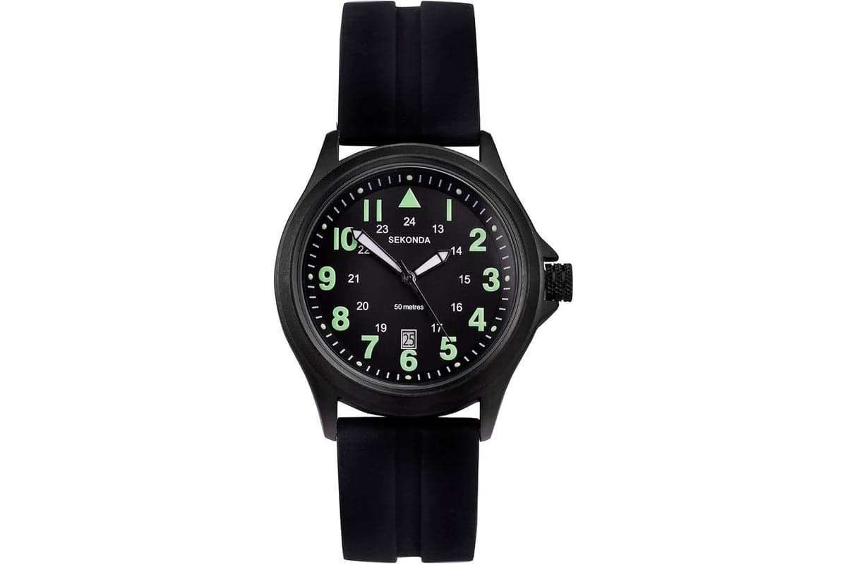 Sekonda Gents Fashion Watch, Smart Males Wristwatch, MenÂ’s Sekonda Leather Timepiece Â– Sgs30030