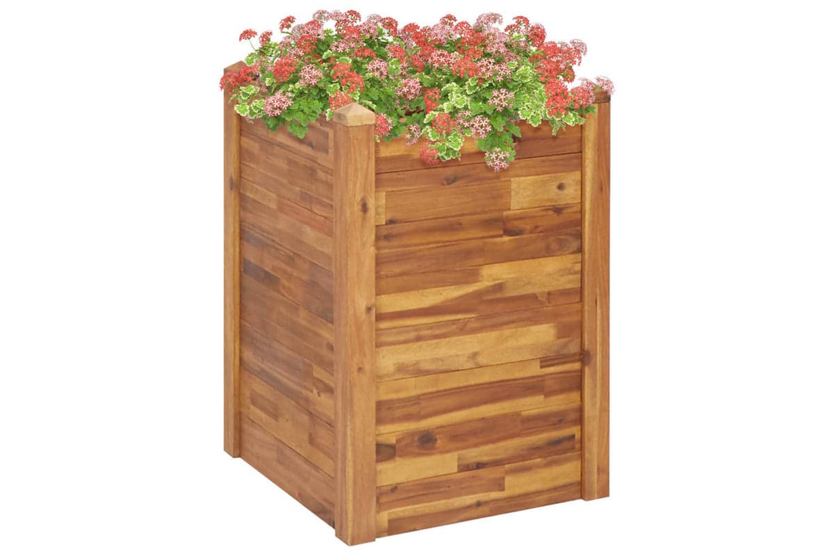 vidaXL 46577 Garden Raised Bed 60x60x84cm Solid Acacia Wood