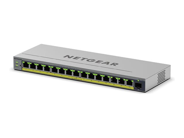 NETGEAR - Easy Smart GS116EPP - switch - 16 ports - smart
