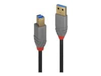 Lindy - Anthra Line - USB cable - USB Type A to USB Type B - 3 m