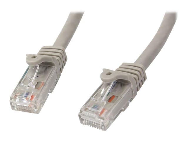 STARTECH.COM - Startech 7m CAT6 Ethernet Cable, 10 Gigabit Snagless RJ45 650MHz 100W PoE Patch Cord, CAT 6 10GbE UTP Network Cable w/Strain Relief, Grey, Wiring is UL Certified/TIA - Category 6 - 24AWG (N6PATC7MGR) - patch cable - 7 m - grey