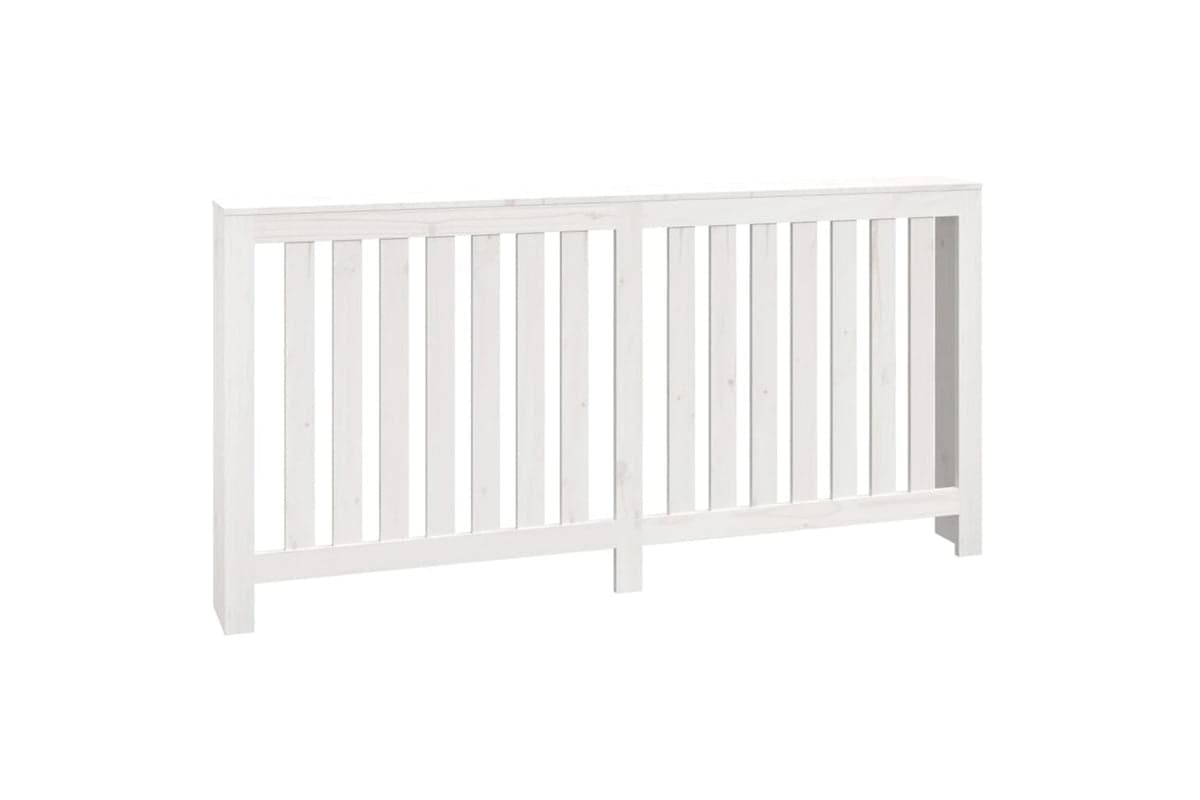 vidaXL 822582 Radiator Cover White 169x19x84cm Solid Wood Pine