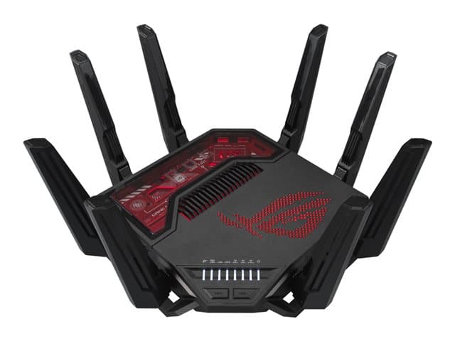 ASUSTEK - ASUS ROG Rapture GT-BE19000 - wireless router - Wi-Fi 7 - desktop