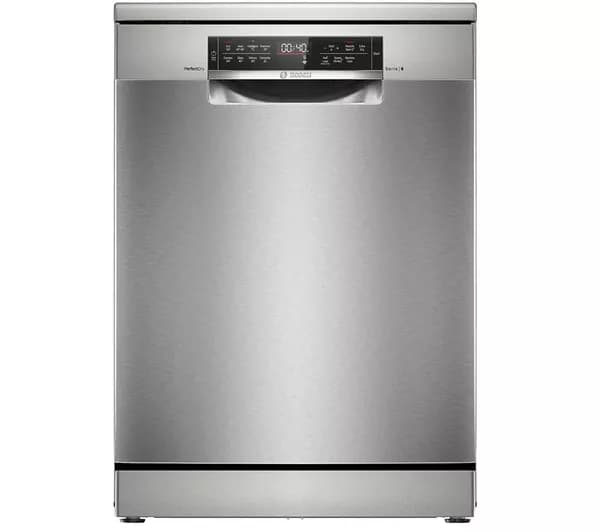 BOSCH Series 6 PerfectDry SMS6TCI01G Full-size WiFi-enabled Dishwasher - Silver Inox