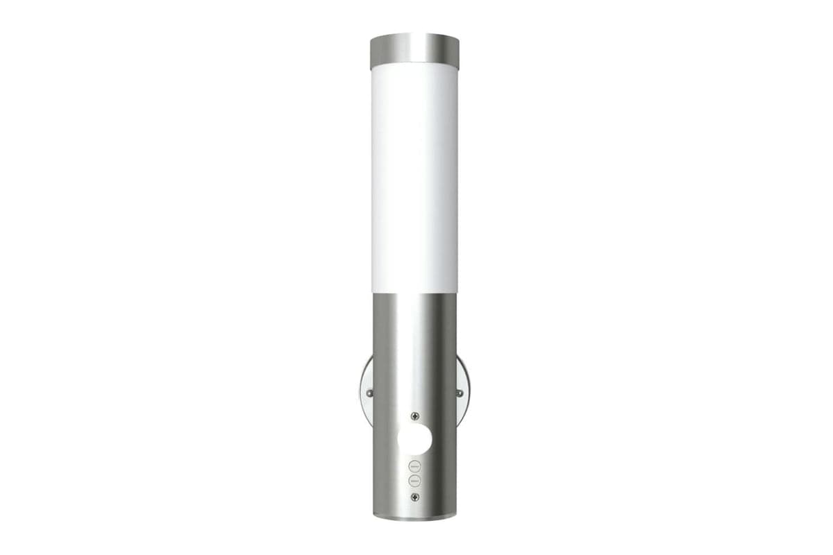 Vidaxl 40371 Outdoor Wall Lamp With Motion Detector Stainless Steel