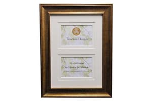 Timeless Duet 10x14 Twin Photo Frame