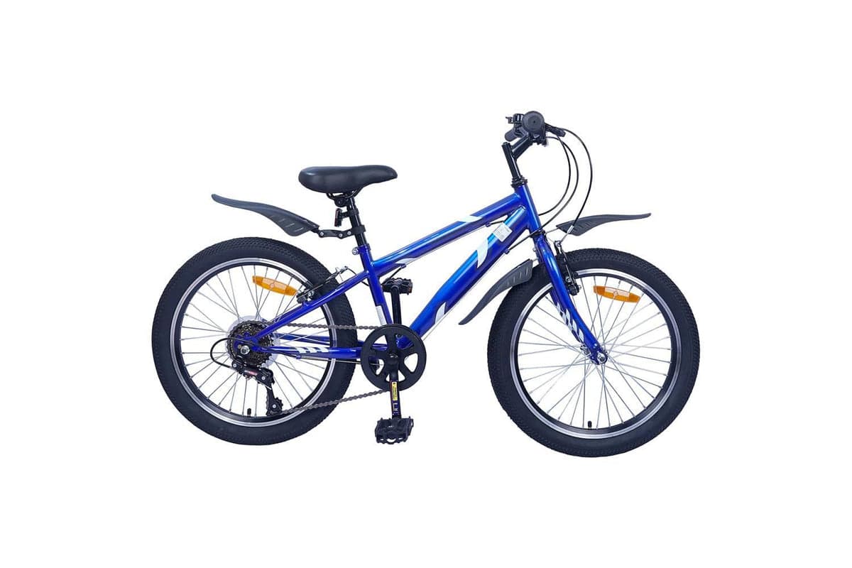 Vidaxl Kids Bike 20'' 6-speed For 6-11 Years Old Dark Blue