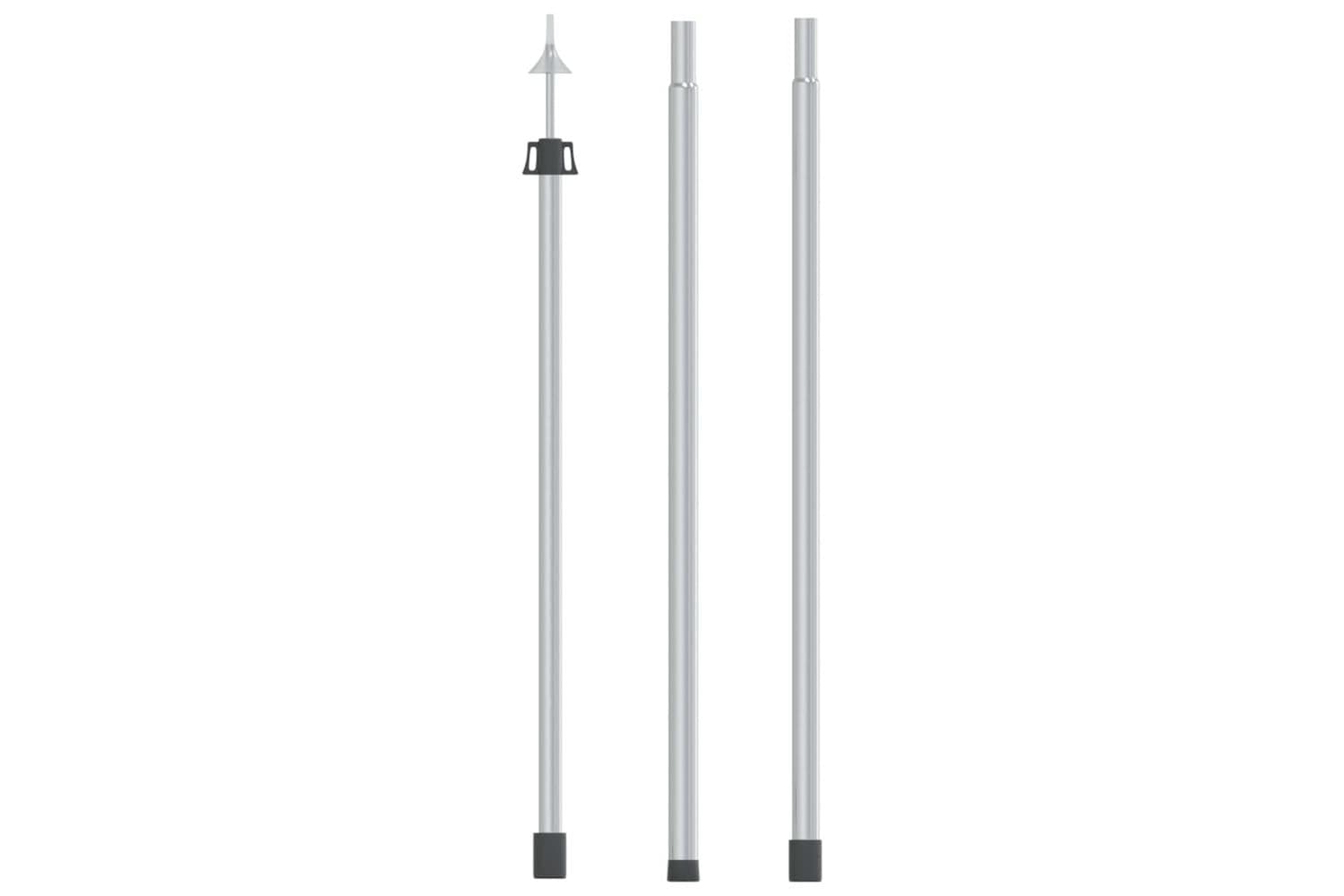 vidaXL Telescopic Tarp Pole