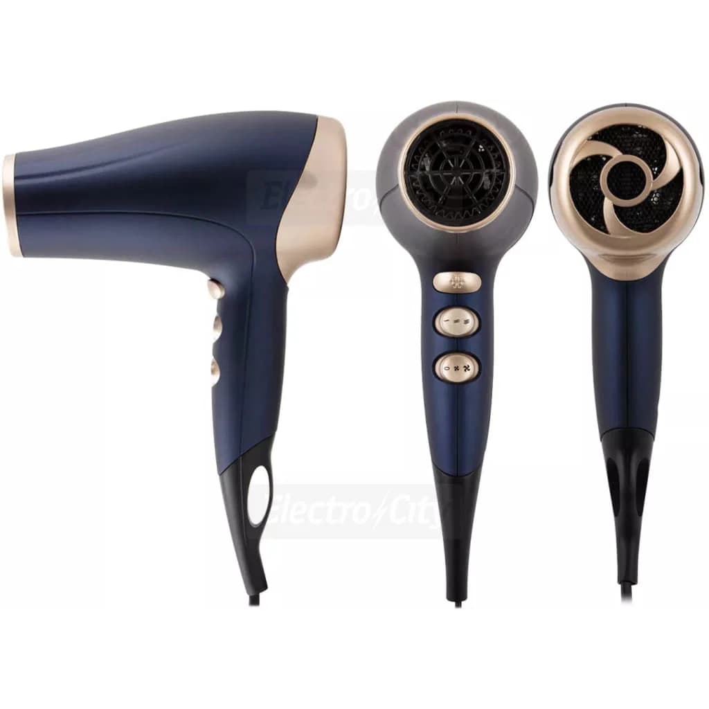 Carmen Twilight 2200W Hair Dryer with Concentrator Nozzle | Midnight Blue