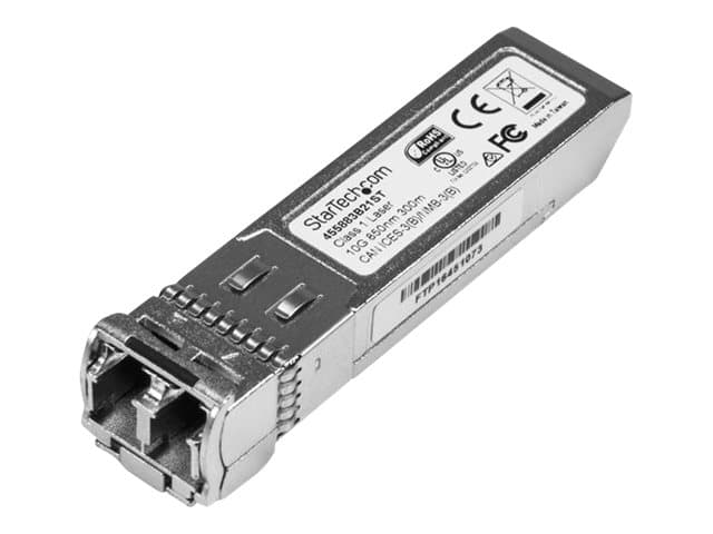 STARTECH.COM - Startech HPE 455883-B21 Compatible SFP+ Module, 10GBASE-SR, 10GbE Multi Mode (MMF) Fiber Optic Transceiver, LC 300m, 850nm, DDM, HPE 6120XG, 6120G, Flex Fabric, Mini GBIC Transceiver - Lifetime Warranty (455883B21ST) - SFP+ transceiver module - 10GbE