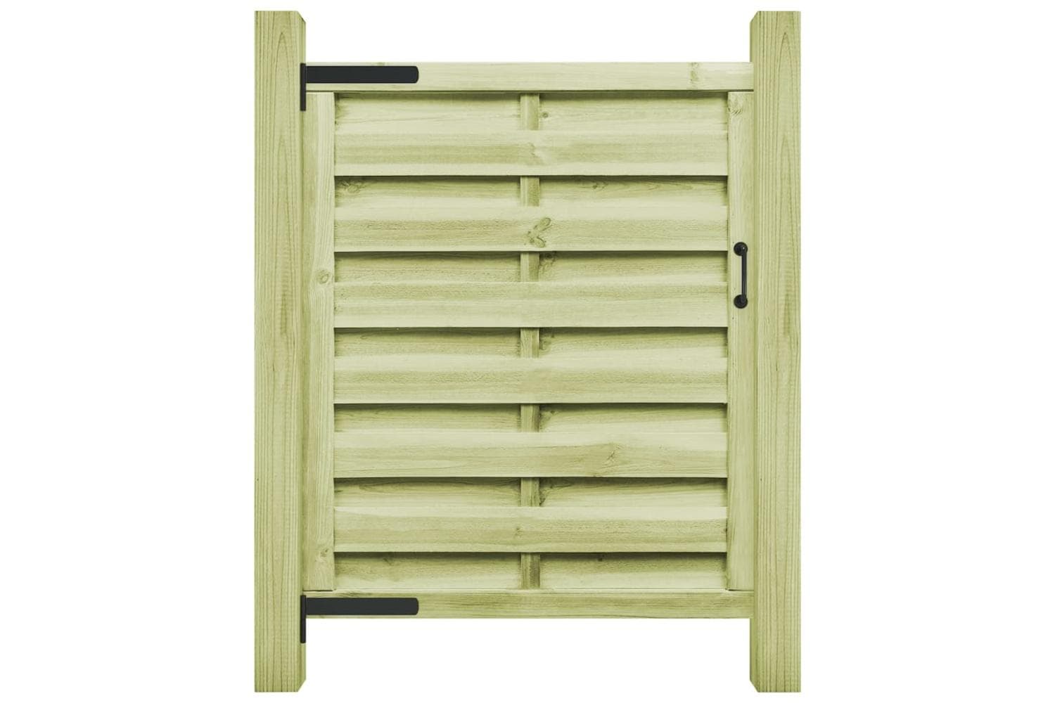 vidaXL 45316 Garden Gate Impregnated Pinewood 100x125cm Green