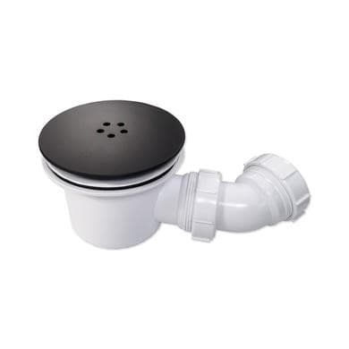 ONLY OPENED - 90mm Matt Black Shower Waste