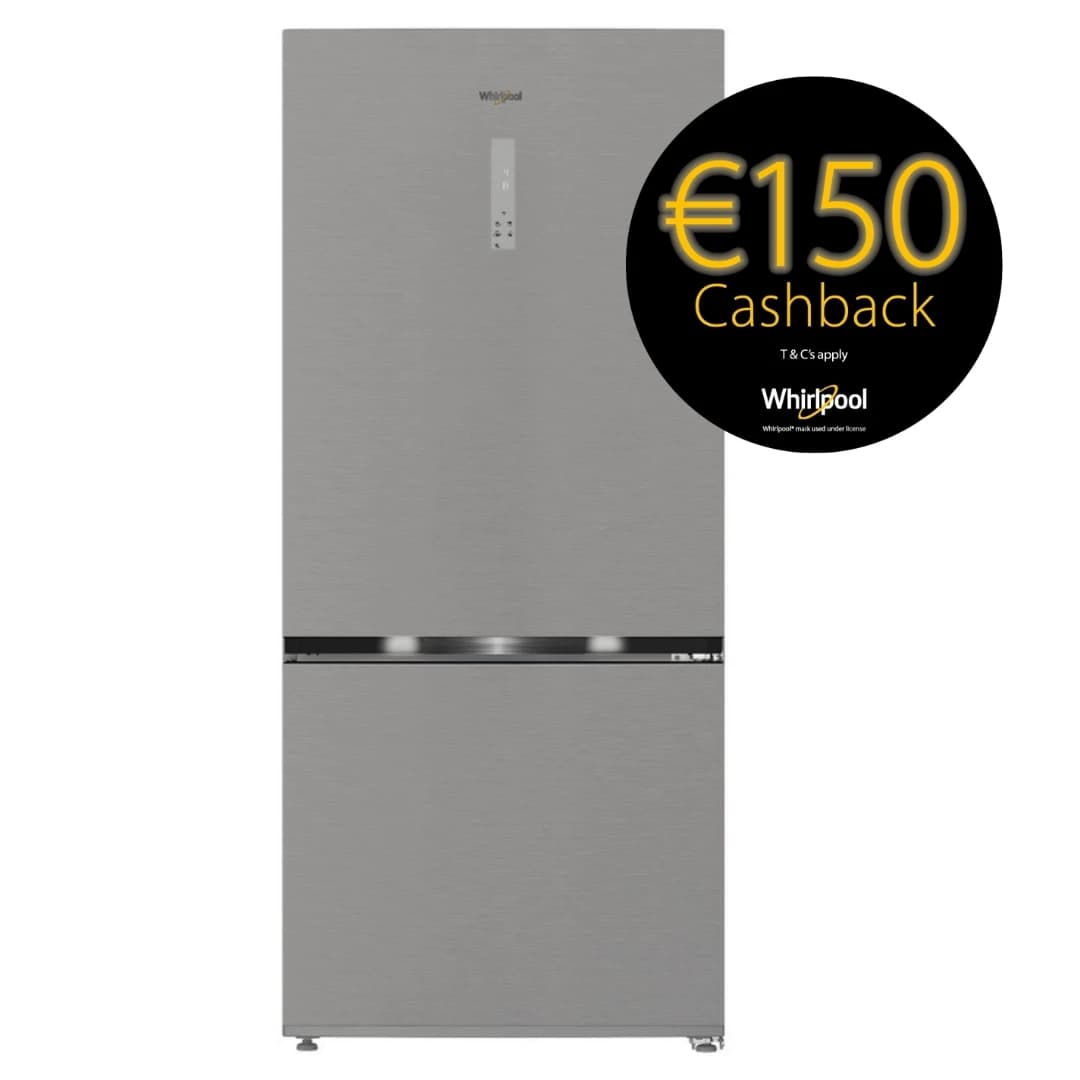 Whirlpool WHK26613X5UK Freestanding Fridge Freezer – Pearl Inox