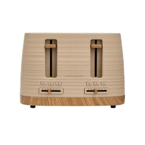 MORPHY            CLAY 4-SLICE BROWN TOASTER - FELSPAR