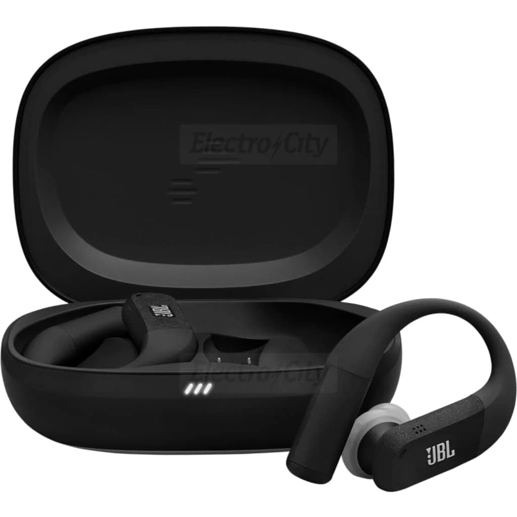 JBL Endurance Peak 4 True Wireless Sport Earbuds with Adaptive Noise Cancellation & 48-Hour Battery | Black & Grey