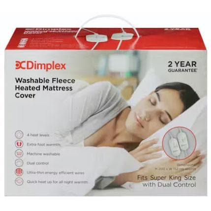 DIMPLEX            SUPER KING MATTRESS COVER UNDER BLANKET - DUAL CONTROL