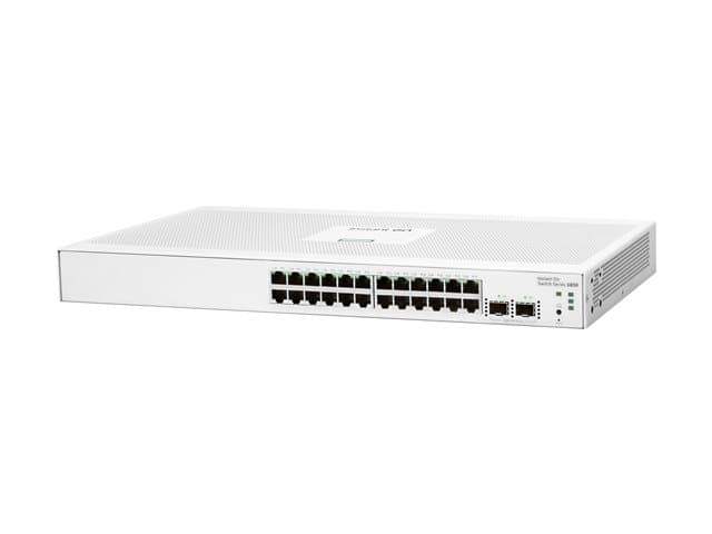 HPE - Networking Instant On 1830 24G 2SFP Switch - Switch - smart - 24 x 10/100/1000 + 2 x Gigabit SFP - desktop, rack-mountable
