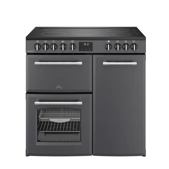 Belling Farmhouse 90 cm Electric Ceramic Range Cooker | FH90EANT