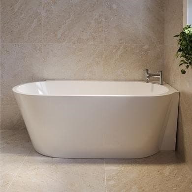 ONLY OPENED - Freestanding Single Ended Right Hand Corner Bath 1600 x 780mm - Cove