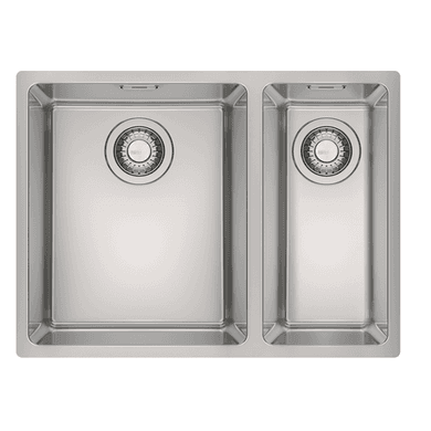 Franke Maris 34-19 1.5 Bowl Right Hand Undermount Stainless Steel Kitchen Sink