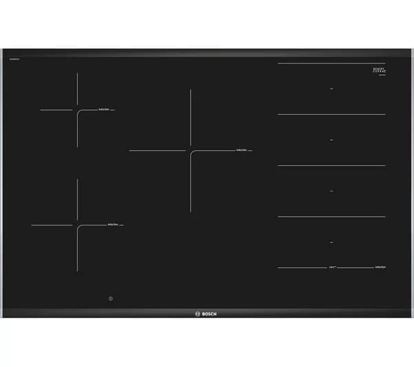 BOSCH Series 8 PXV875DV1E 82 cm Electric Induction Hob - Black