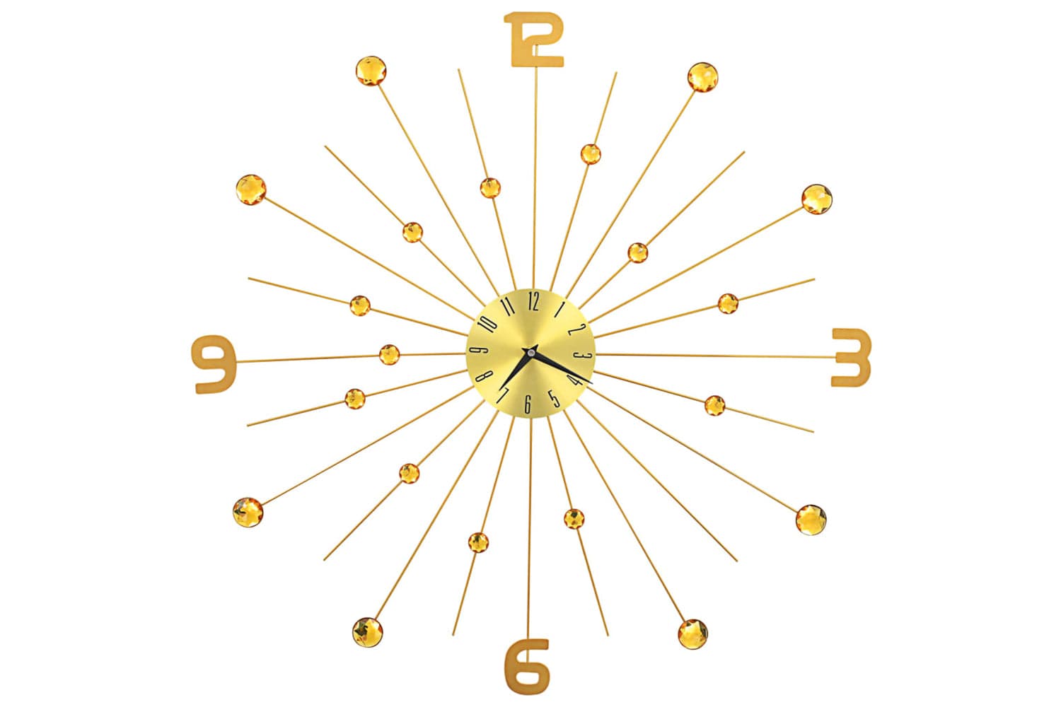 Vidaxl 283857 Metal Wall Clock 70 cm | Golden