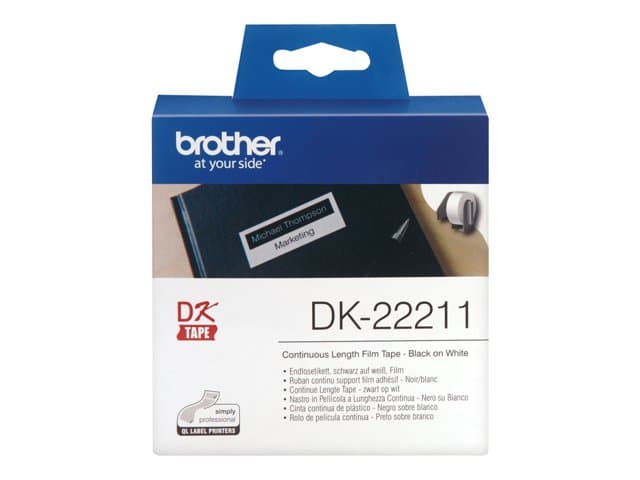 BROTHER - CINTA CONTINUA BLANCA ANCHO 29MM LONGITUD 15.24M