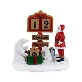 North Pole Countdown Figurine 10cm