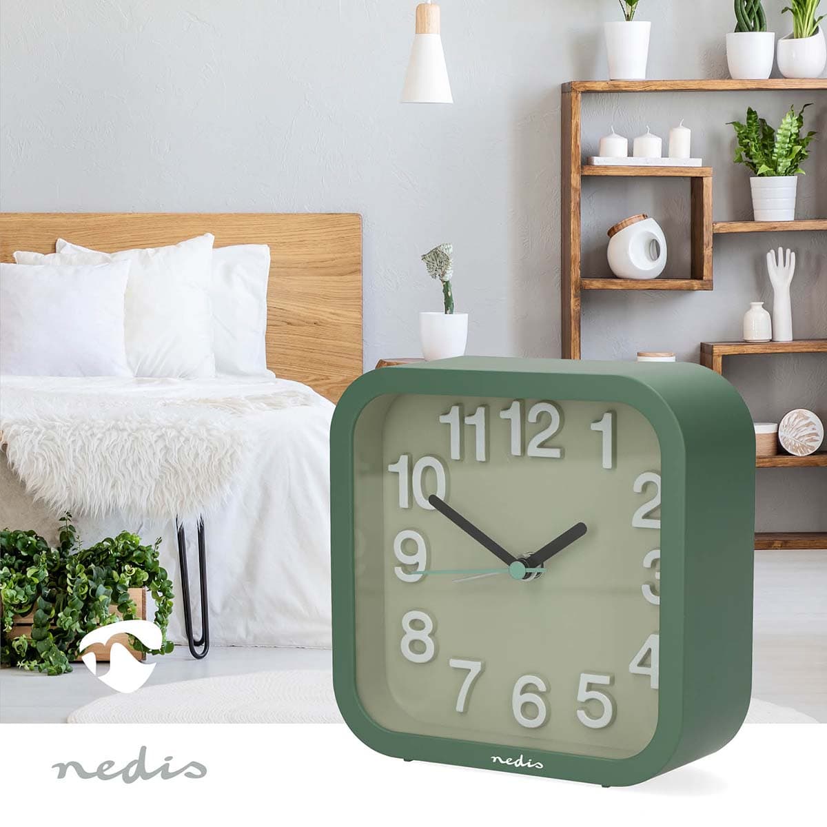 NEDIS            QUARTZ ALARM CLOCK