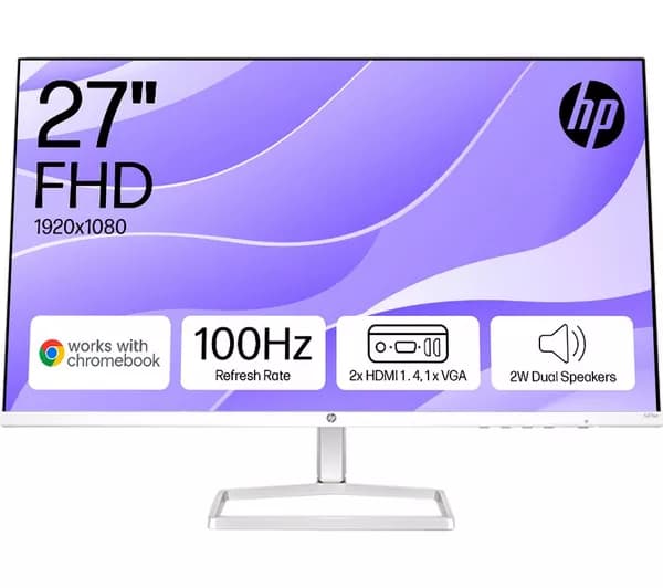 HP Series 5 527sa Full HD 27" IPS LCD Monitor - White