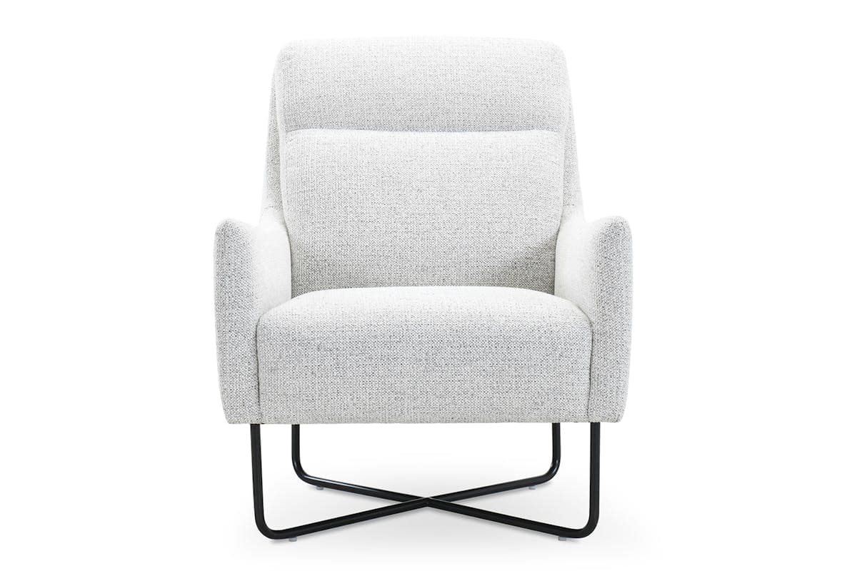 Wendy Accent Chair | Fabric | White