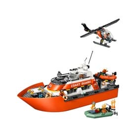 LEGO® City Coast Guard Rescue Boat & Helicopter Playset