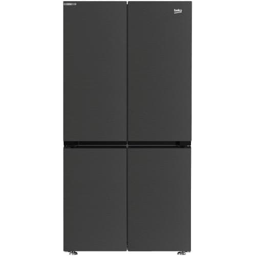 BEKO 4 Door American Style Fridge Freezer - Black ...