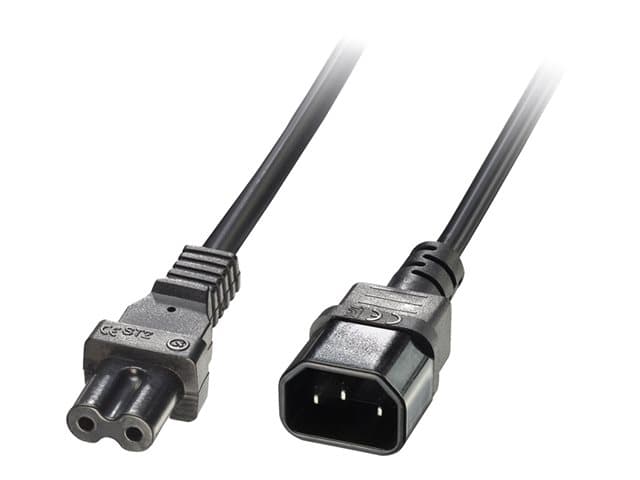 Lindy - power cable - power IEC 60320 C7 to IEC 60320 C14 - 1 m