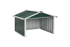 vidaXL 150907 Garden Robot Lawnmower Shed 92x97x63cm Galvanised Steel Green
