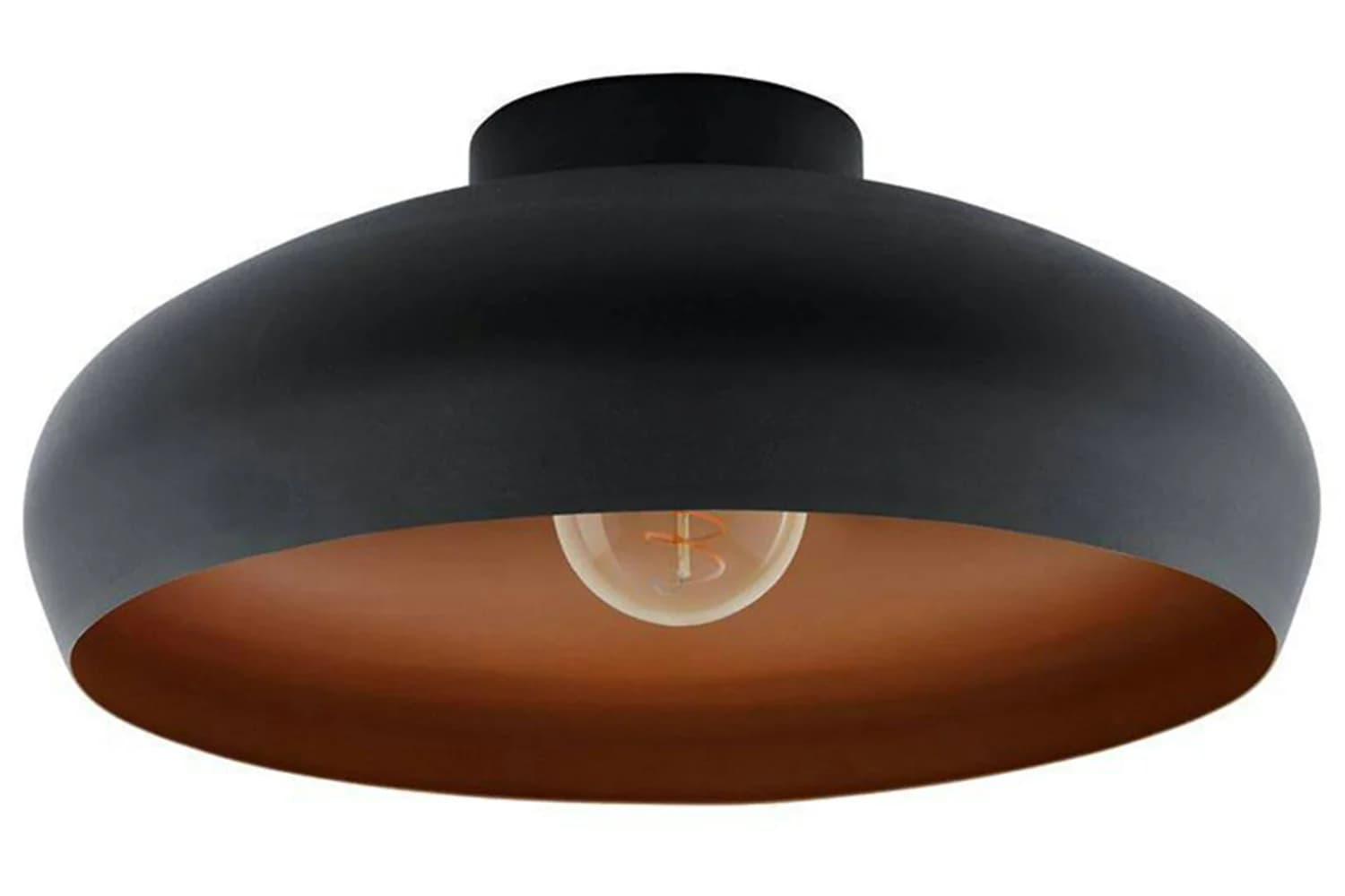 Eglo | Mogano 2 Vintage Ceiling Light | 40 cm | Black/Copper