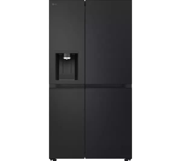 LG NatureFRESH GSLE81EPBD American-Style Smart Fridge Freezer - Essence Black Steel