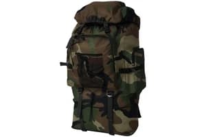 Vidaxl 91095 Army-style Backpack Xxl 100 L Camouflage