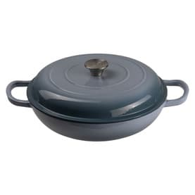 Cast Iron Sea Salt Blue Casserole Dish 30cm