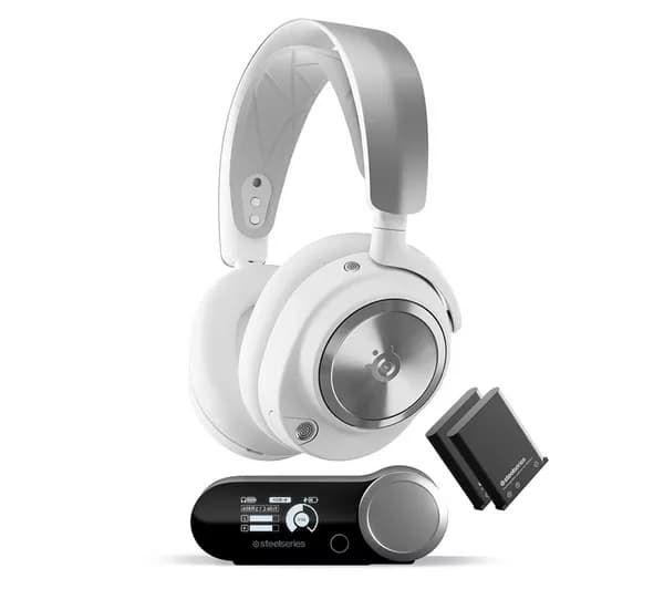 STEELSERIES Arctis Nova Pro Wireless Gaming Headset for PlayStation & PC - White