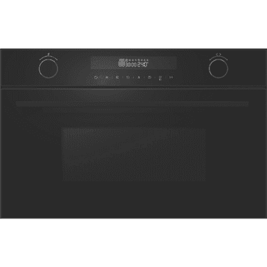 NordMende 34L Built In Combi Microwave Grill and Convection Oven Black Glass | NM34BL