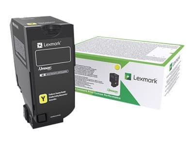 LEXMARK - High Yield - yellow - original - toner cartridge - LCCP, LRP, Lexmark Corporate