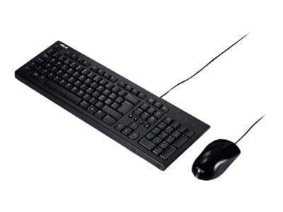 ASUSTEK - ASUS U2000 - keyboard and mouse set - black Input Device
