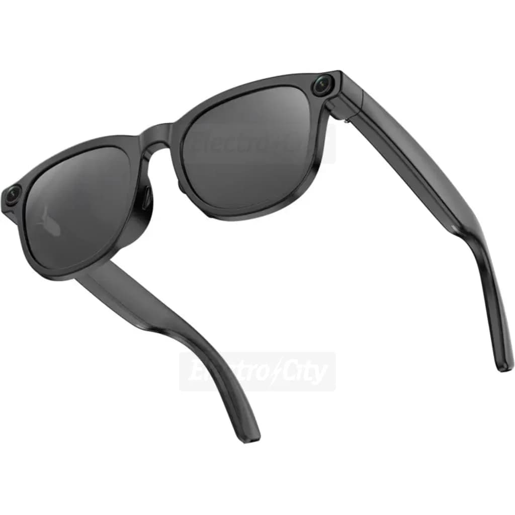 KSIX Spectrum AI Full HD Smart Glasses with 1080p Camera | Black