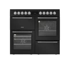 HOTPOINT RH100CA21B 100 cm Electric Ceramic Range Cooker - Black