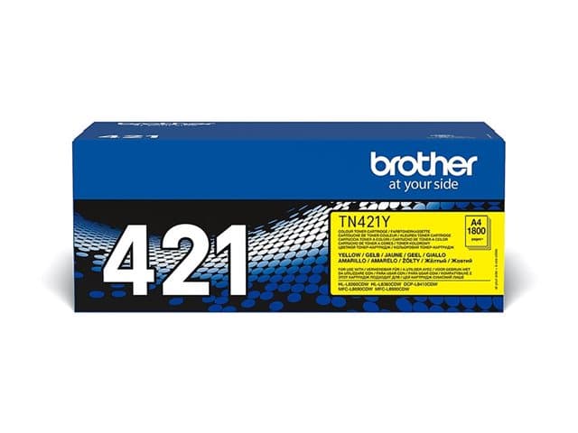 BROTHER - TN421Y - yellow - original - toner cartridge